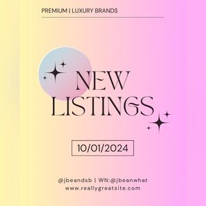 ✨ NEW LISTINGS✨